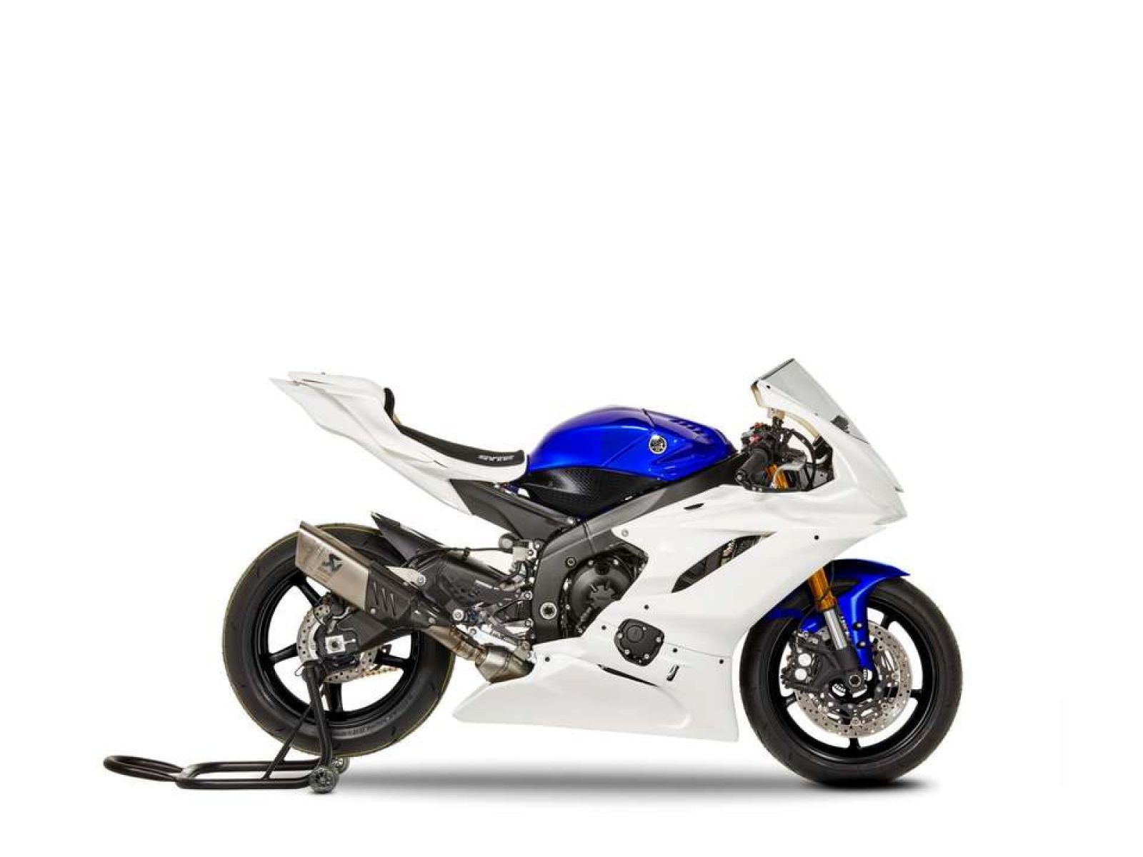 Мотоцикл YAMAHA R6 Race GYTR (Tech Black - white) 2023